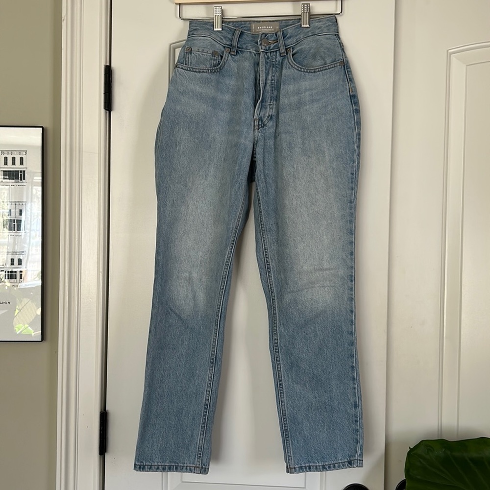 Sale Everlane Curvy 90s Cheeky Jeans | 24 waist | 26.5 inch length | 100% cotton